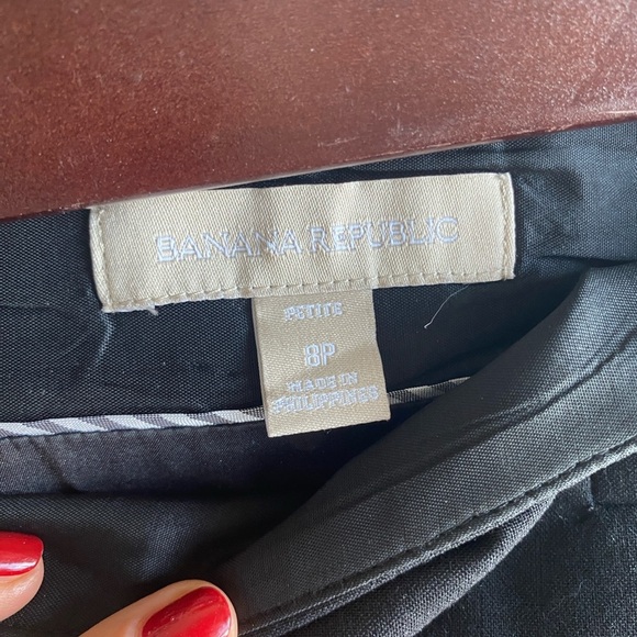 Banana Republic Black Pencil Skirt Knee-Length Workwear - Picture 3 of 3